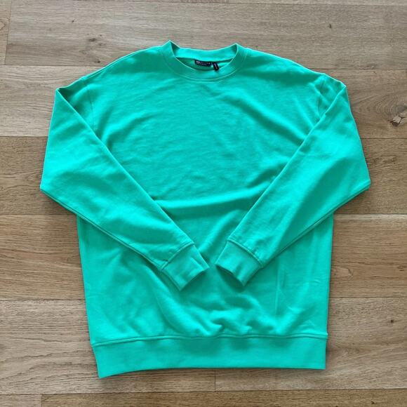 ASOS Design - Long Sweatshirt in Green - Picture 1 of 7